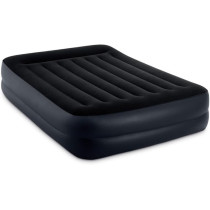 Intex Airbed Inflatable Double Mattress With Bulit In Electric Pump, 152 X 203 X 42 Cm, 64124, Black