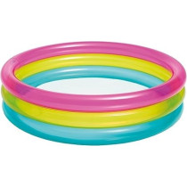 Intex 57104 Pool Baby Rainbow, Pink, Yellow And Blue, 86 x 25 Cm