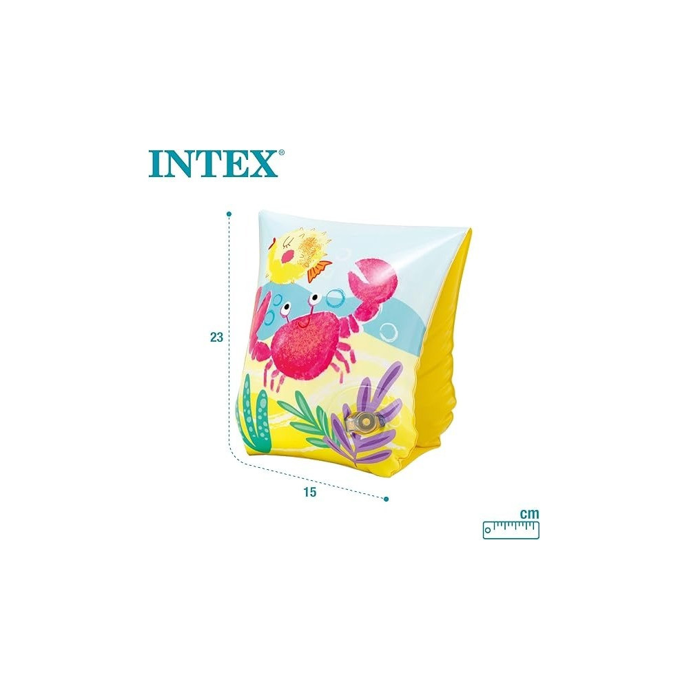 Intex Fish Arm Bands, Multicolour, Small, 58652EU