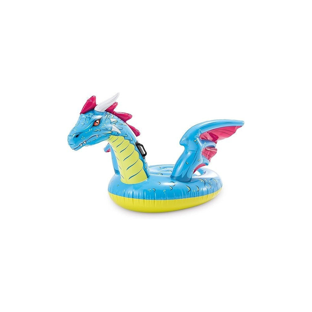 Intex Dragon Ride-On, 79 x 75 Inch, For Ages 3 Plus, Multicolour