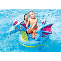 Intex Dragon Ride-On, 79 x 75 Inch, For Ages 3 Plus, Multicolour