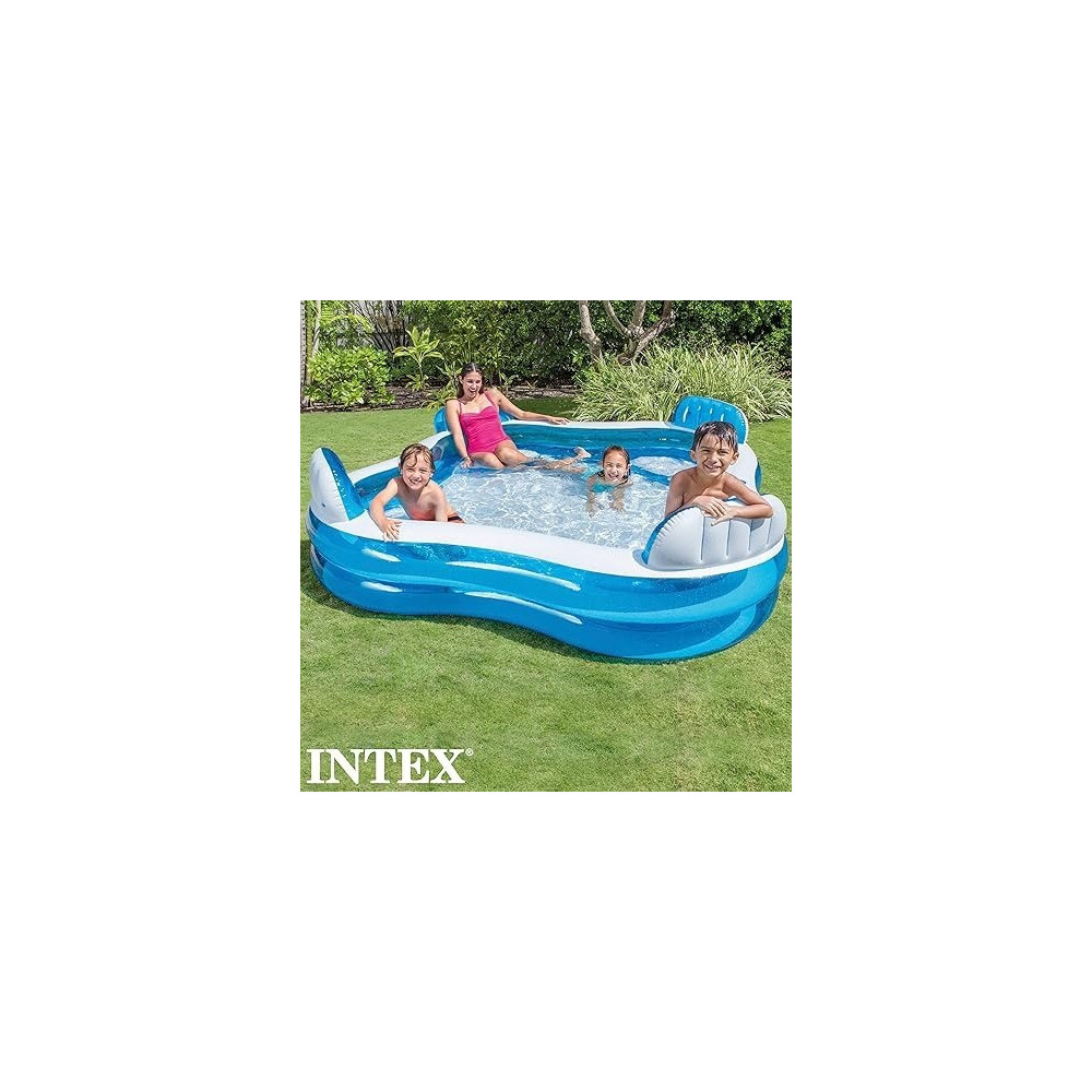 Intex Swim Center Family Lounge Pool, 56475, Multicolor, 56475Np/Ep, Swimming Pool