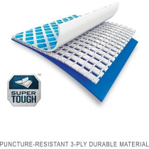 Intex Rectangular Frame Pool, Blue, Ages 6 Plus, 28273, 4.5M x 2.2M x 0.85M, 28273Np