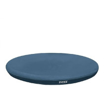 Intex 8-Foot Round Easy Set Pool Cover, Blue
