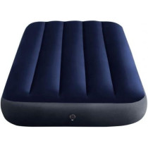 Intex Air Lock Single Inflatable Bed With Air Pump, Blue