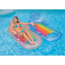 Intex King Kool Lounge Swimming Pool Lounger With Headrest, Set Of 2 (Pair)