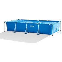 Intex Rectangular Frame Pool, 4.5M x 2.2M x 0.84M, Blue