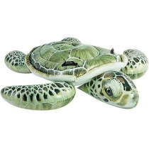Intex 57555 Realistic Sea Turtle Ride-On, 191 x 171 Cm, Green