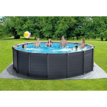 Intex 15Ft 8Inch x 49Inch Graphite Gray Panel Pool Set