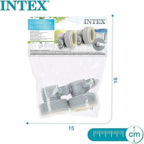 Intex 26061 Kit 2Pcs Adaptor Type B For Pool Pumps Clamp Filtration Accessories 10722, Off White, 29061