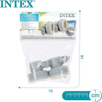 Intex 26061 Kit 2Pcs Adaptor Type B For Pool Pumps Clamp Filtration Accessories 10722, Off White, 29061