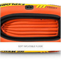 Intex Explorer Pro 200 Boat, Orange And Yellow
