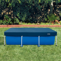 Intex Rectangular Pool Cover, 2.6 M x 1.6 M, Blue, 28036