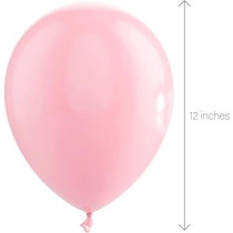 Balloon Latex Helium Balloons Pack Perfect For Parties, Birthdays, Weddings, Valentine'S Day, And Decorations, Baby Pink