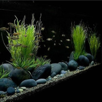 Natural Decorative Stones Pebbles, Pack Perfect For Crafts, Table Decoration, Vase Fillers, Garden, Weddings, Rocks, And Aquariums, Black, 300 G