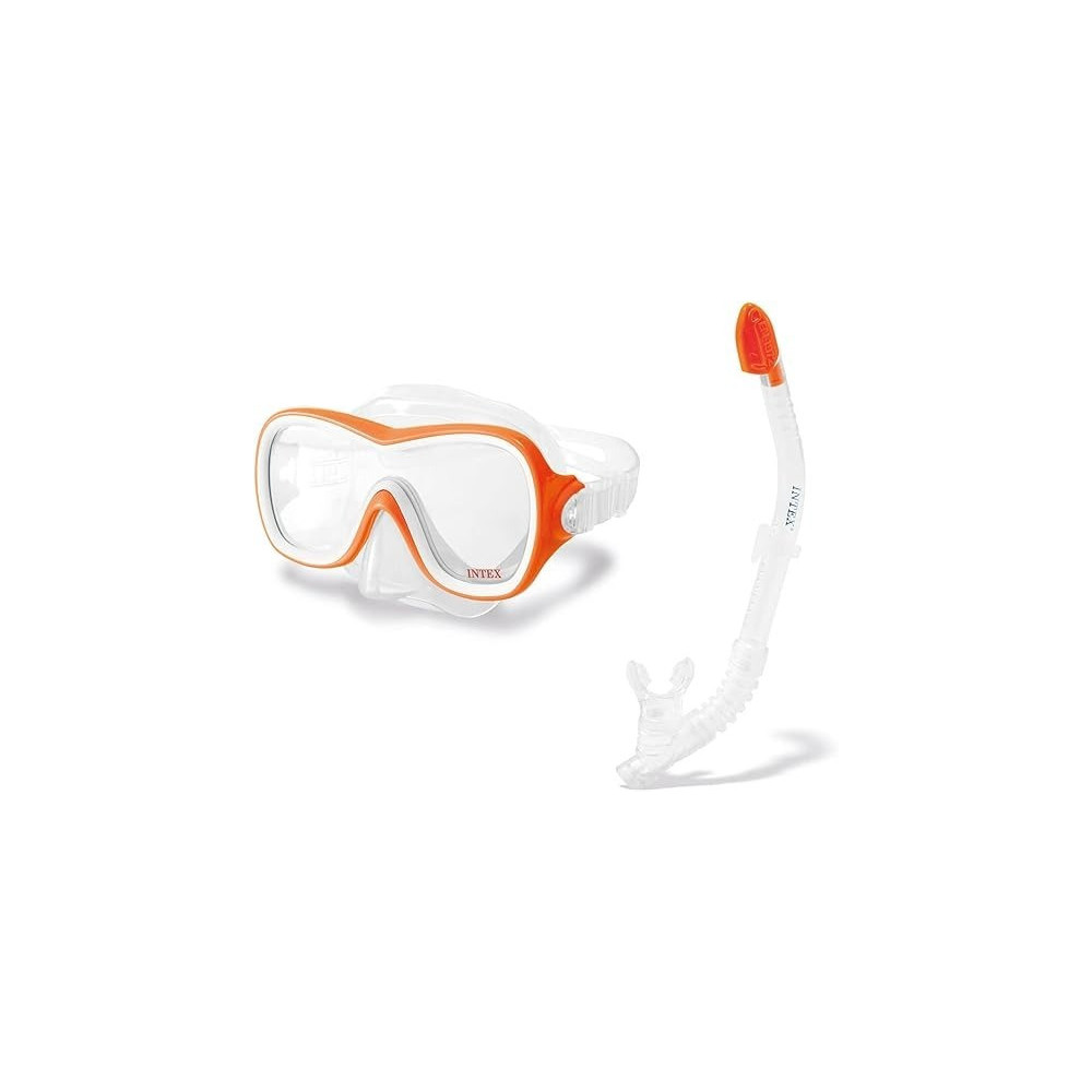 Intex Wave Rider Swim Set, Lemon Tree, 55647, Universal Adult, Orange/White