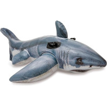 Intex Ride-On Inflatable Pool Float, For Ages 3 And Up, Grey