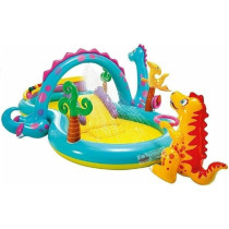 Intex Dino Slide And Pool For Kids, Multi-Colour, 57135