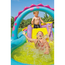 Intex Dino Slide And Pool For Kids, Multi-Colour, 57135