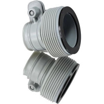 Intex 1.25 Inch To 1.5 Inch Type B Hose Adapters For Pumps And Saltwater System Set Of 2