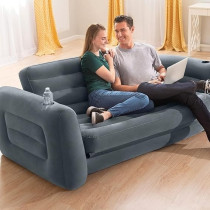 Intex 66552 Schlafsofa 203 x 224 x 66 cm, Black
