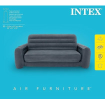 Intex 66552 Schlafsofa 203 x 224 x 66 cm, Black