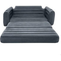 Intex 66552 Schlafsofa 203 x 224 x 66 cm, Black