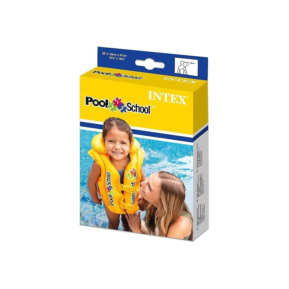 Intex Deluxe Pool Swim Vest, Yellow, 58660
