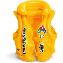Intex Deluxe Pool Swim Vest, Yellow, 58660