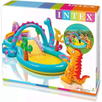 Intex Dinoland Play Center Slide And Pool, Multi-Colour, 57135