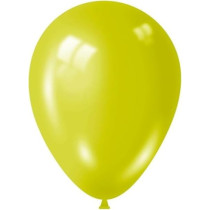 Metallic Latex Balloons 12 Inch For Birthday, Wedding, And Anniversary Decorations Pack Of 40 Pieces, Yellow