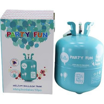 Helium Balloon Tank Inflates Latex And Foil Balloons, 22 Litre