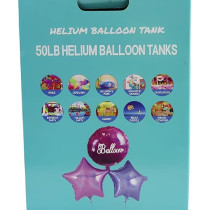 Helium Balloon Tank Inflates Latex And Foil Balloons, 22 Litre