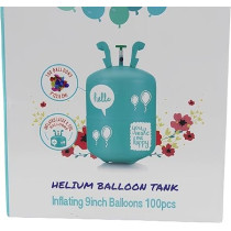 Helium Balloon Tank Inflates Latex And Foil Balloons, 22 Litre