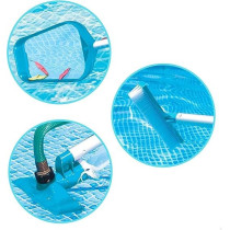 Intex Ak Sports 29056 Basic Cleaning Set Pool Cleaning Tools, Blue, Medium