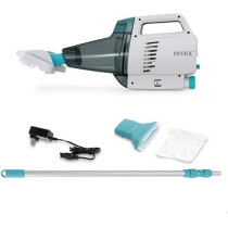 Intex 220 V Rechargeable Pool Sauger Vacuum Cleaner, White/Blue