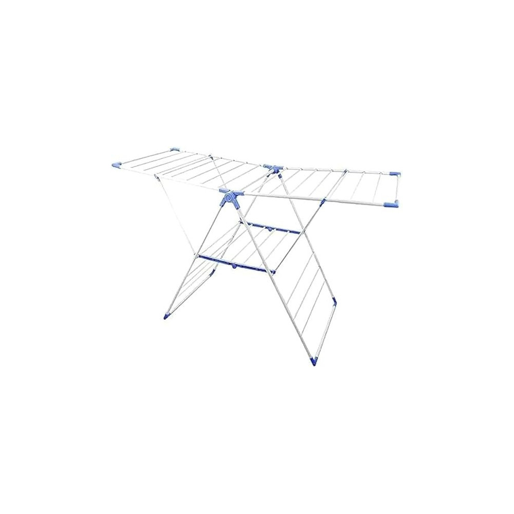 Drying Stand Rack For Cloth, White/Blue