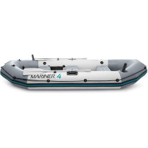 Intex Mariner 4 Rigid Inflatable Boat Set, 68376, Gray