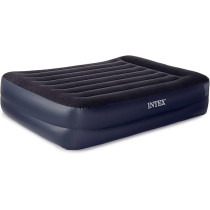 Intex Pillow Dura-Beam Series Rest Raised Airbed With Internal Pump, Black