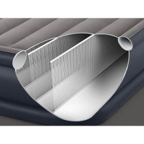 Intex Pillow Dura-Beam Series Rest Raised Airbed With Internal Pump, Black
