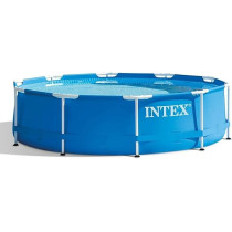 Intex Metal Big Frame Pool, 28200, 76cm, Blue