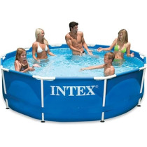 Intex Metal Big Frame Pool, 28200, 76cm, Blue