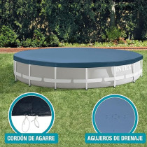 Intex 58901 Round Frame Cover, Durable Lightweight, 457 cm