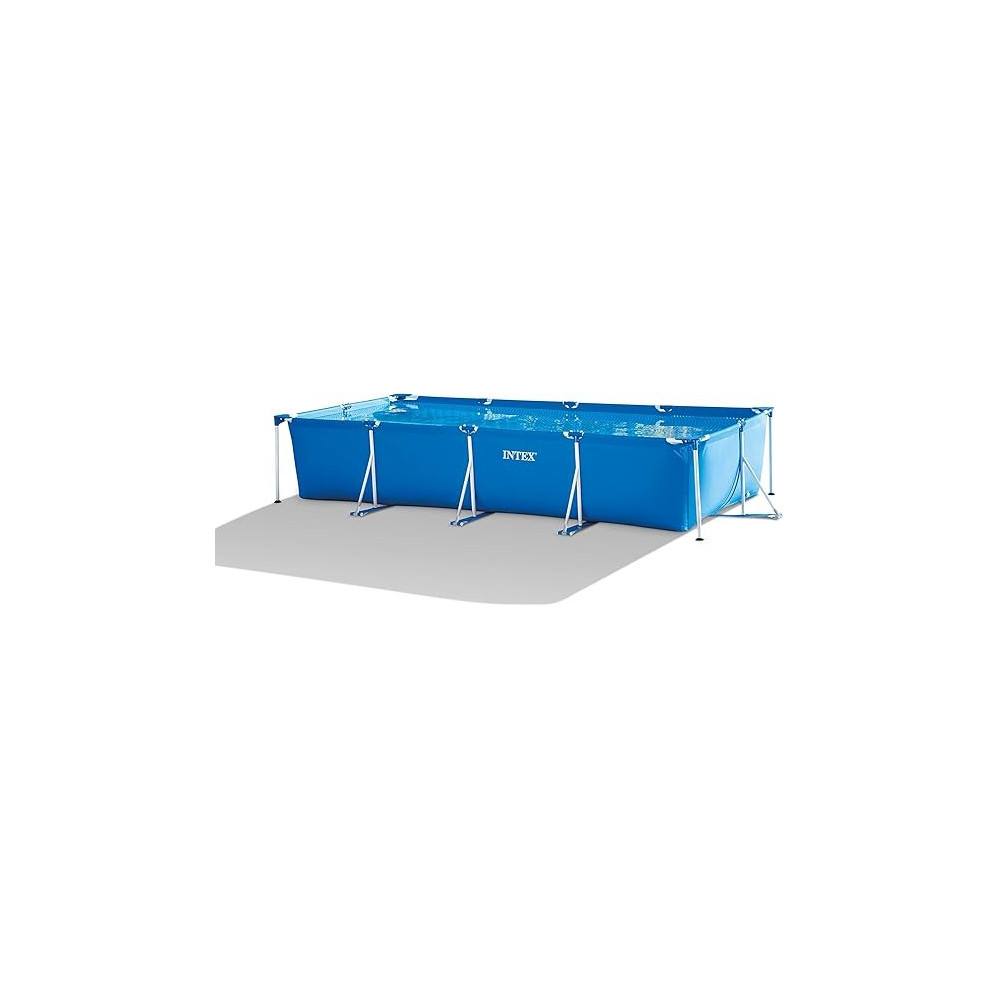 Intex Rectangular Frame Pool Set, 4.5 m x 2.2 m x 0.84 m, Blue