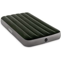 Intex Twin DURA-Beam Prestige Downy AIRBED, Grey
