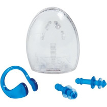 Intex Ear Plugs and Nose Clip Diving Safety Gear Combo Set, Blue