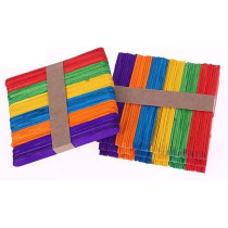 Wooden Ice Cream Sticks Easy To Paint, Decorate, 50 Pieces