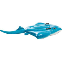 Intex Stingray Ride-On, Deflated Size 1.85m x 1.45m, 57576NP, Blue