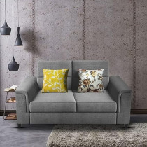 Raj Furniture 2 Seater Sofa Set for Living Room, Grey