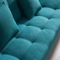 Raj Furniture Fabric Multifunction Folding Foam Sofa Bed Set Living Room, Blue